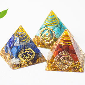 PYRAMID CHAKRA SPIRIT HEALING CRYSTAL